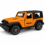 Mini Thar Open Door Die-Cast Toy Car Metal Jeep Model for Kids 1:43 Scale (Orange)
