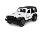 Mini Thar Open Door Die-Cast Toy Car Metal Jeep Model for Kids 1:43 Scale (White)