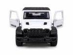 Mini Thar Open Door Die-Cast Toy Car Metal Jeep Model for Kids 1:43 Scale (White) - Image 4