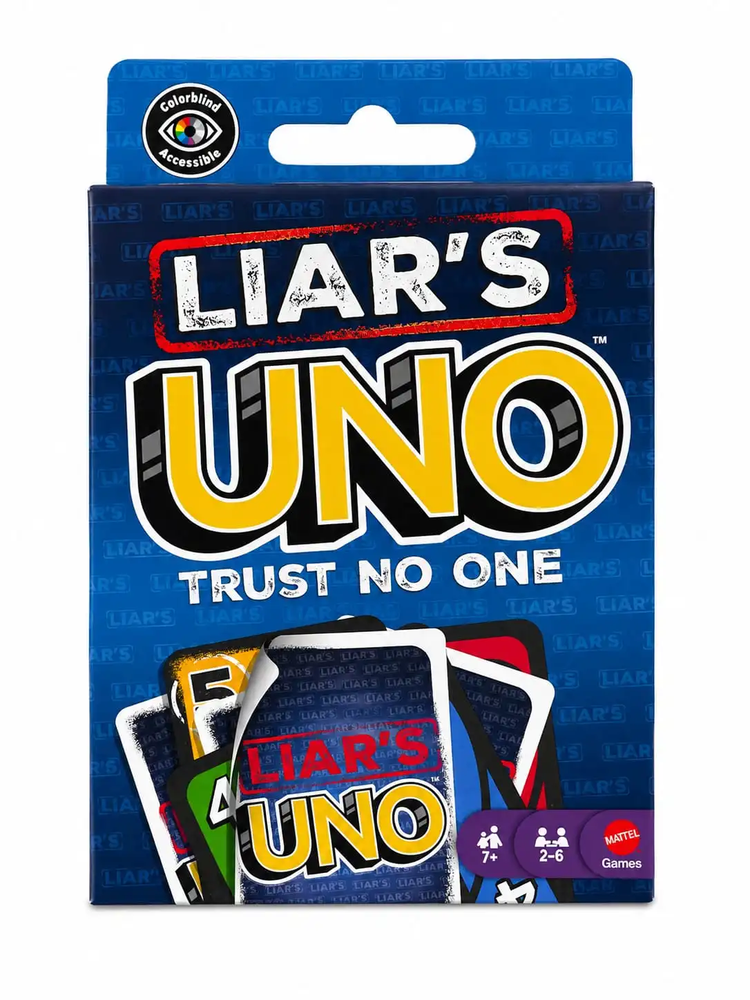 1000995026 Liar’s UNO Card Game for Adults, Kids, Families, Parties & Game Nights, Travel Fun, Outwit Other Players with Bluffing & Trickery - Image 1