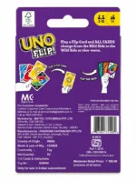 UNO Kid Mattel Games Uno Flip Side Card Game, Multi Color - Image 2