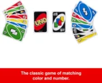 Mattel Uno Playing Card Game for 7 Yrs and Above for Adult, Set of 112 Cards, Multicolor - Image 4