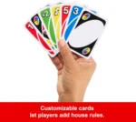 Mattel Uno Playing Card Game for 7 Yrs and Above for Adult, Set of 112 Cards, Multicolor - Image 3